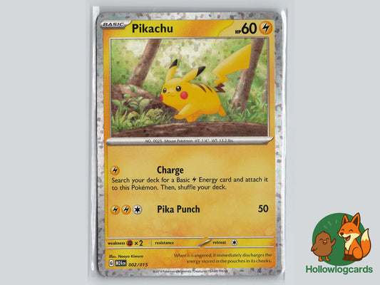 Pikachu (002/015) - McDonald's Promos 2024 Pokémon Card