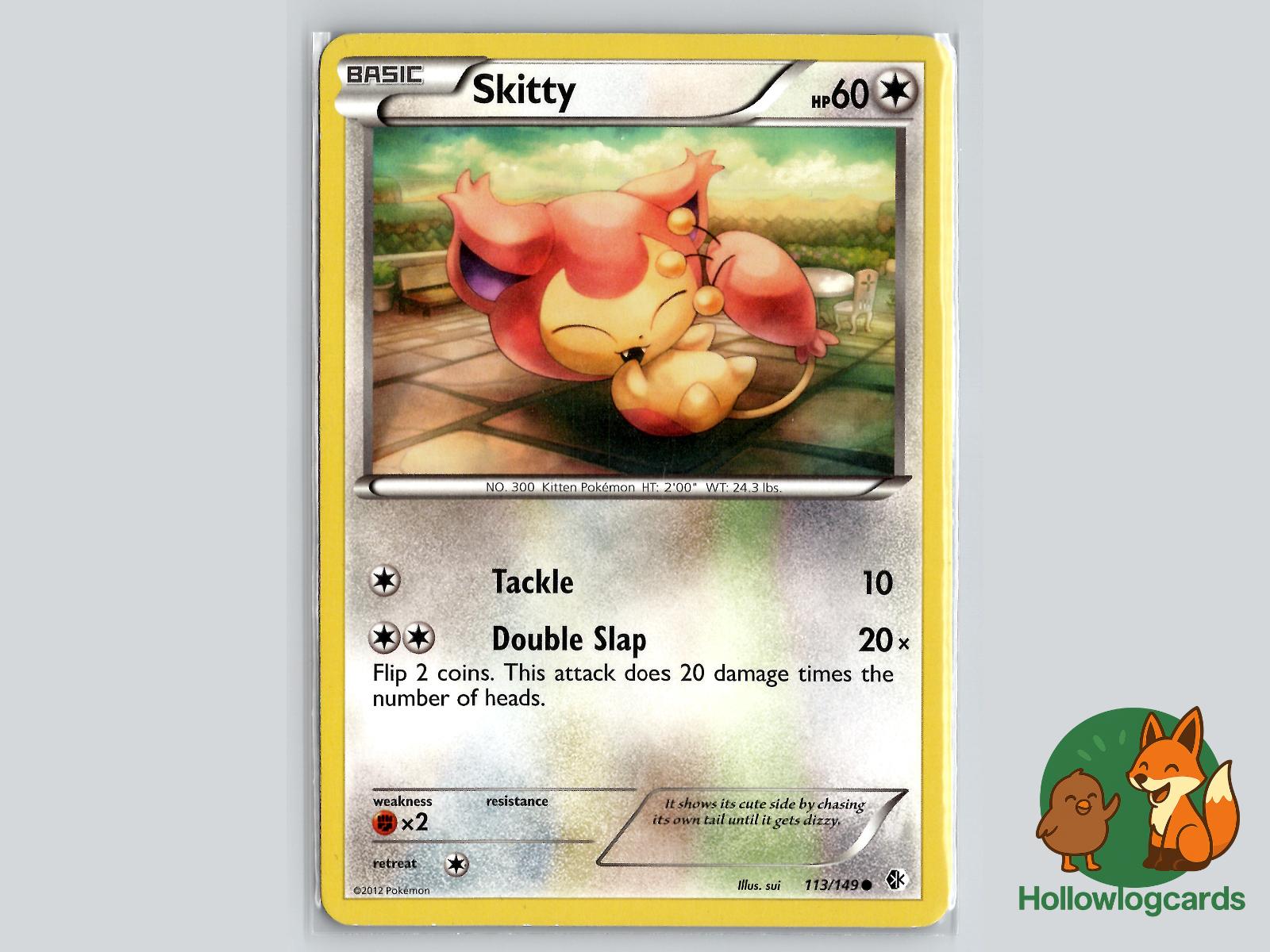 Skitty (113/149) - Boundaries Crossed Pokémon Card