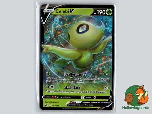 Celebi V (007/198) - Chilling Reign Pokémon Card