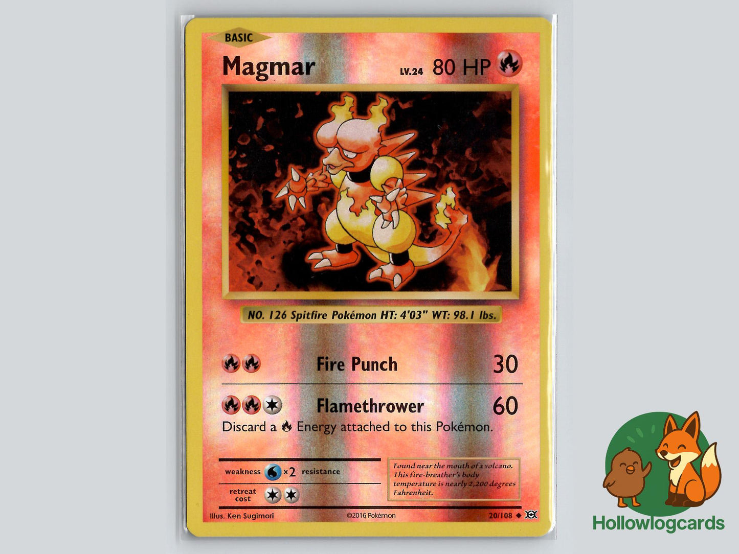 Magmar (20/108) - Evolutions Pokémon Card