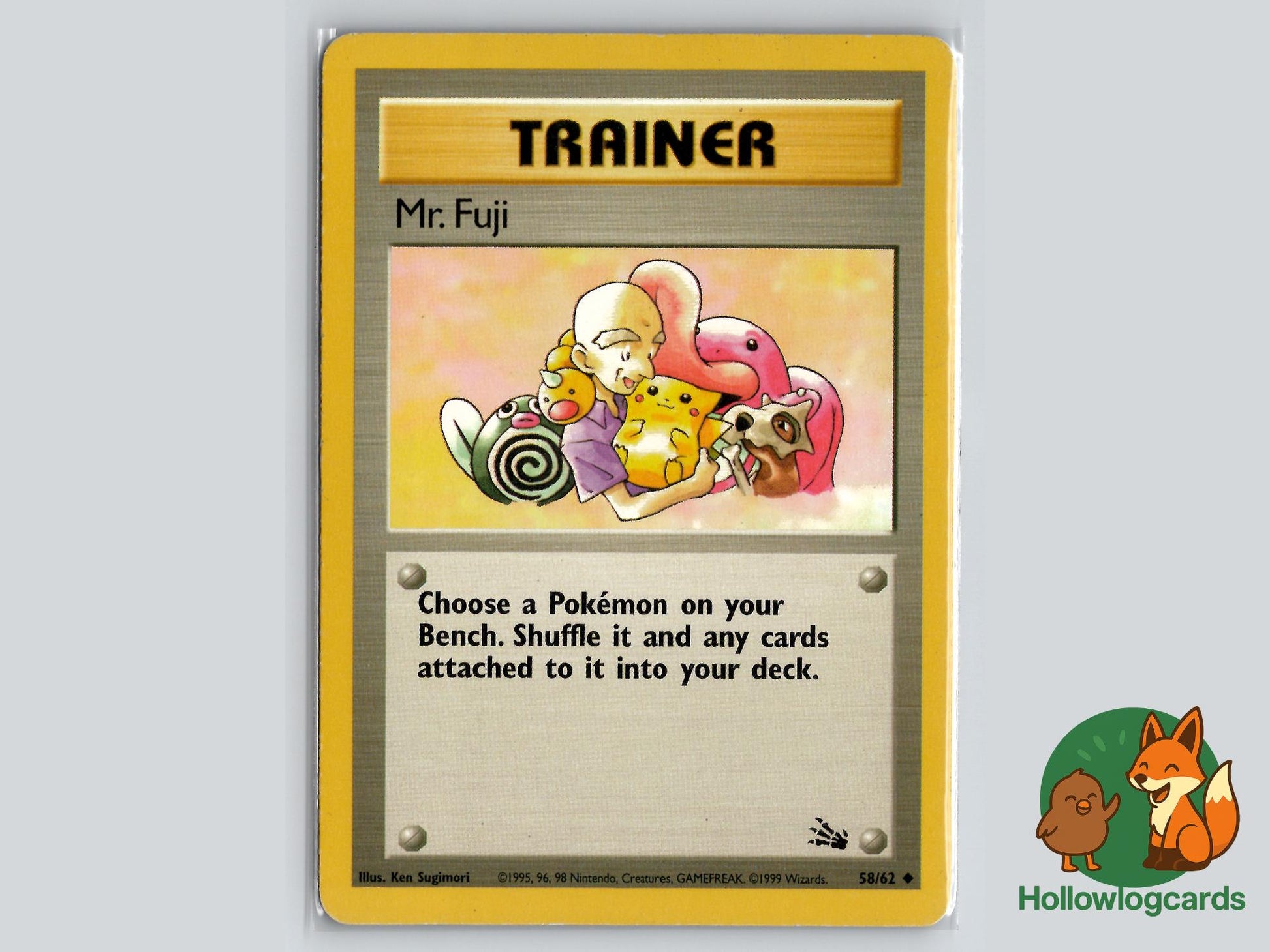 Mr. Fuji ( 58/62 ) - Fossil - Near Mint