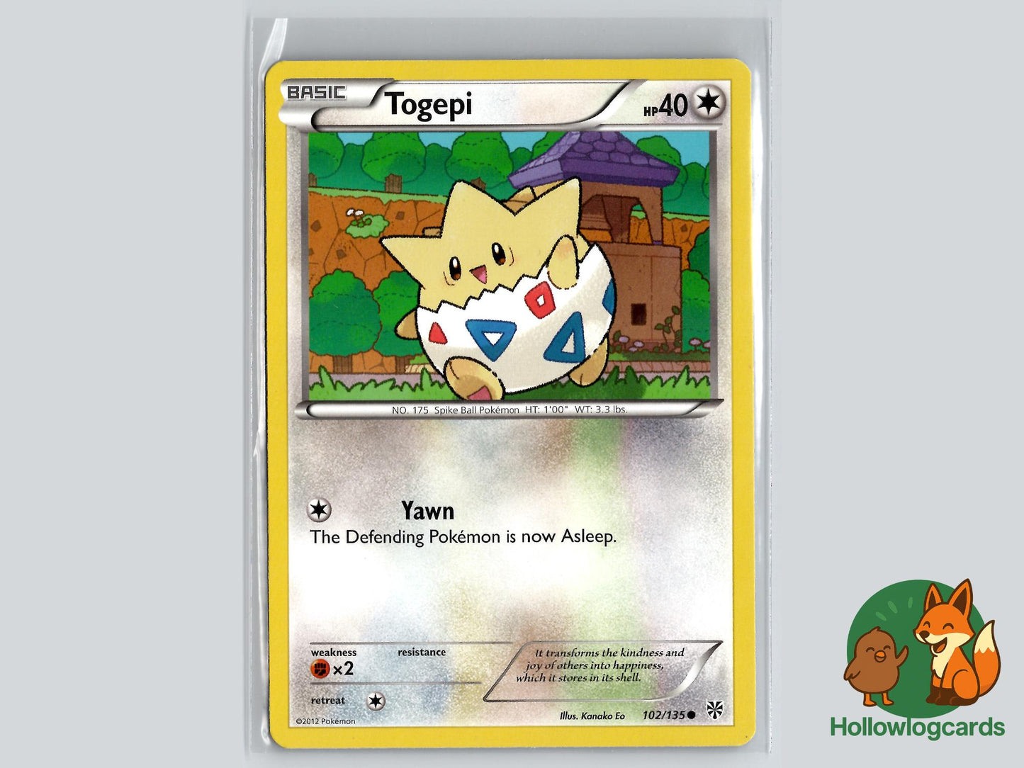 Togepi (102/135) - Plasma Storm Pokémon Card