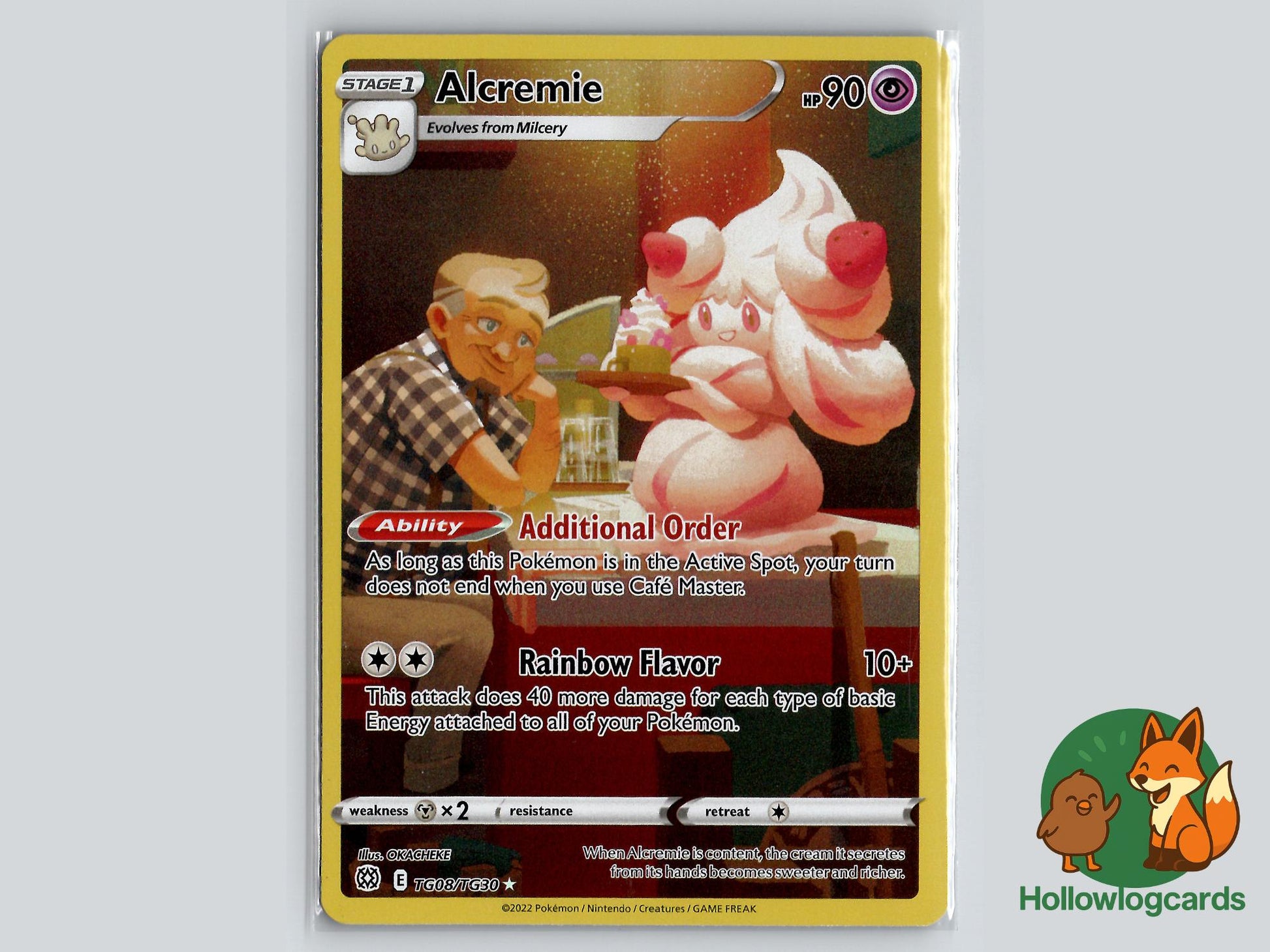 Alcremie (TG08/TG30) - Brilliant Stars Trainer Gallery Pokémon Card