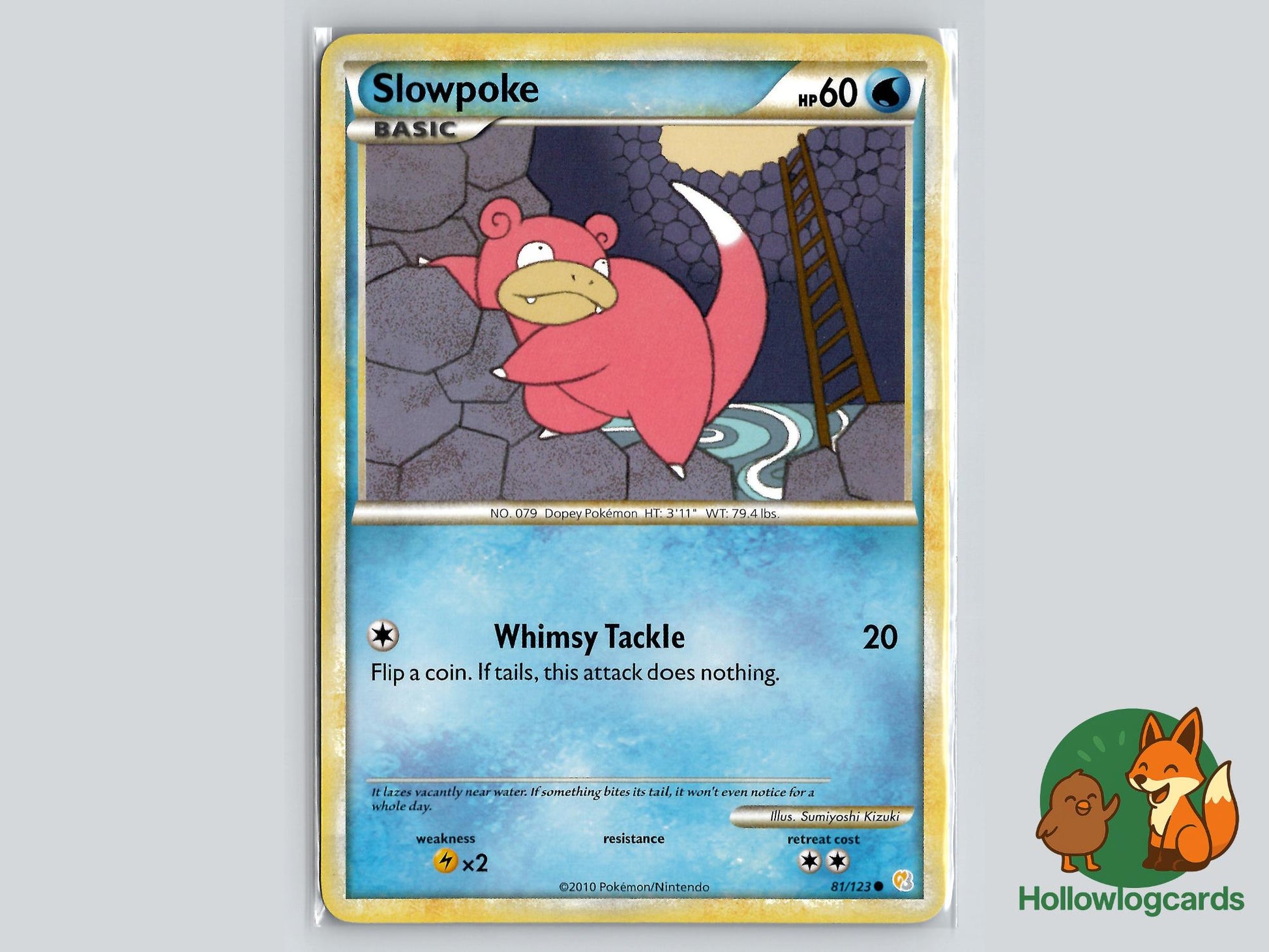 Slowpoke (81/123) - HeartGold & SoulSilver Pokémon Card