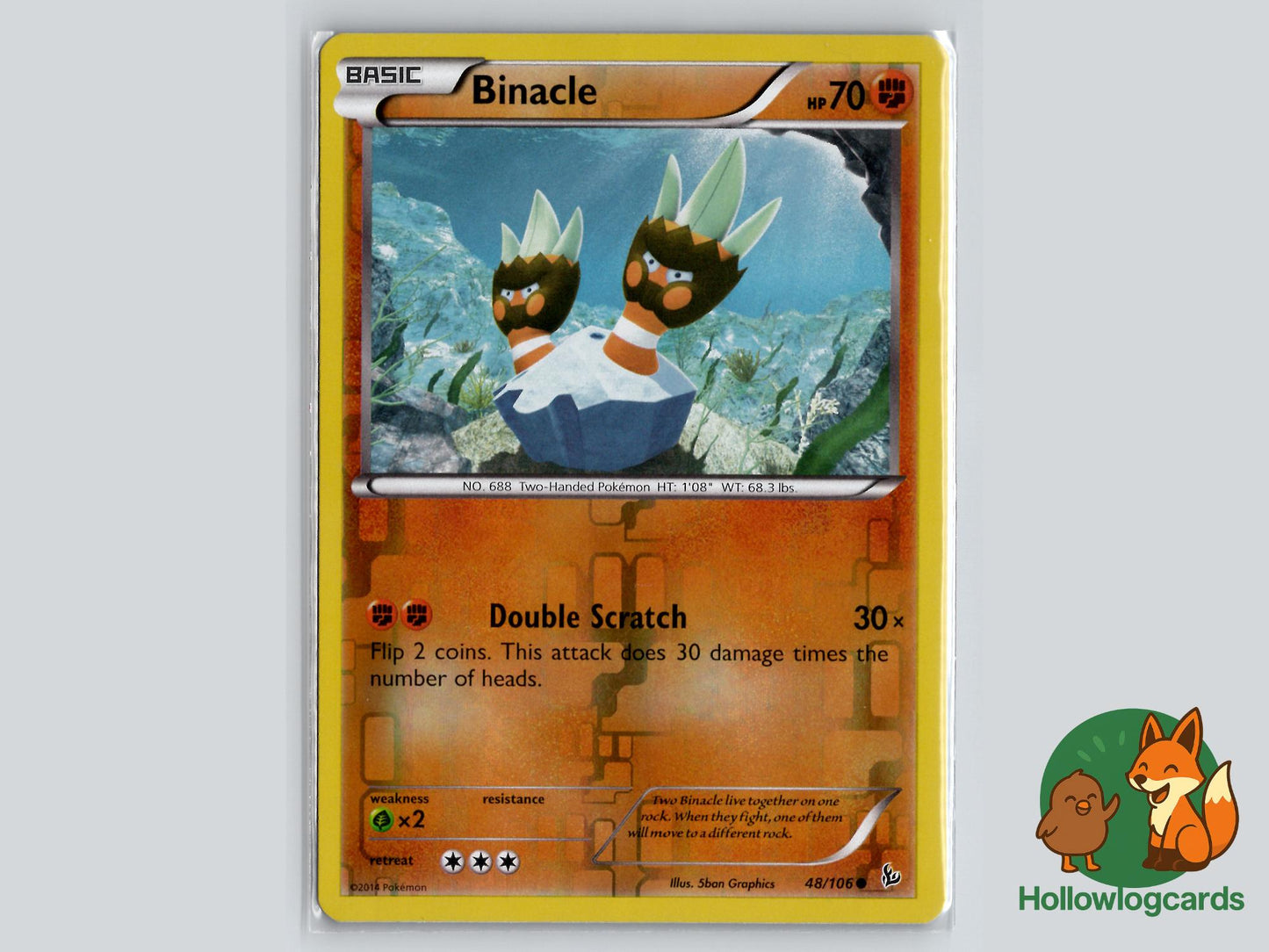 Binacle (48/106) - Flashfire Pokémon Card