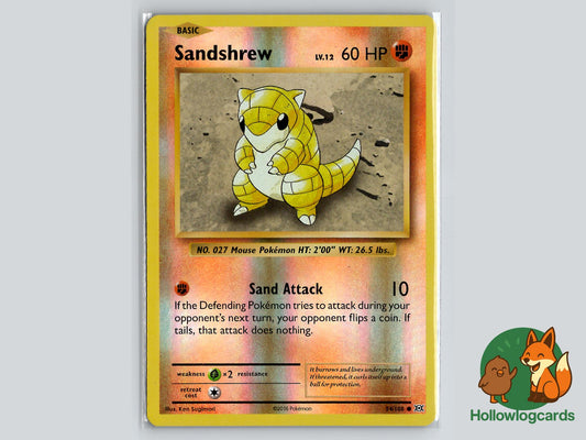 Sandshrew (54/108) - Evolutions Pokémon Card