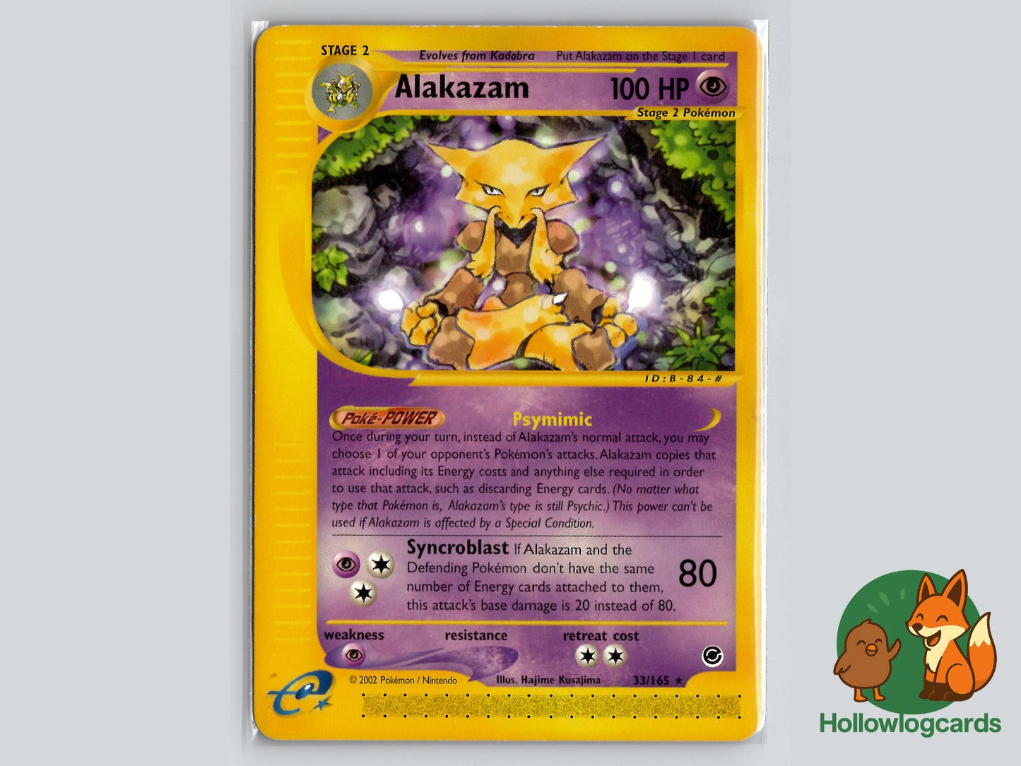 Alakazam (33/165) - Expedition Base Set Pokémon Card