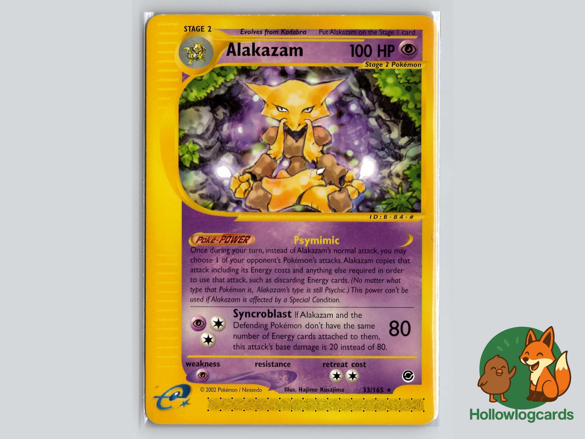 Alakazam (33/165) - Expedition Base Set Pokémon Card