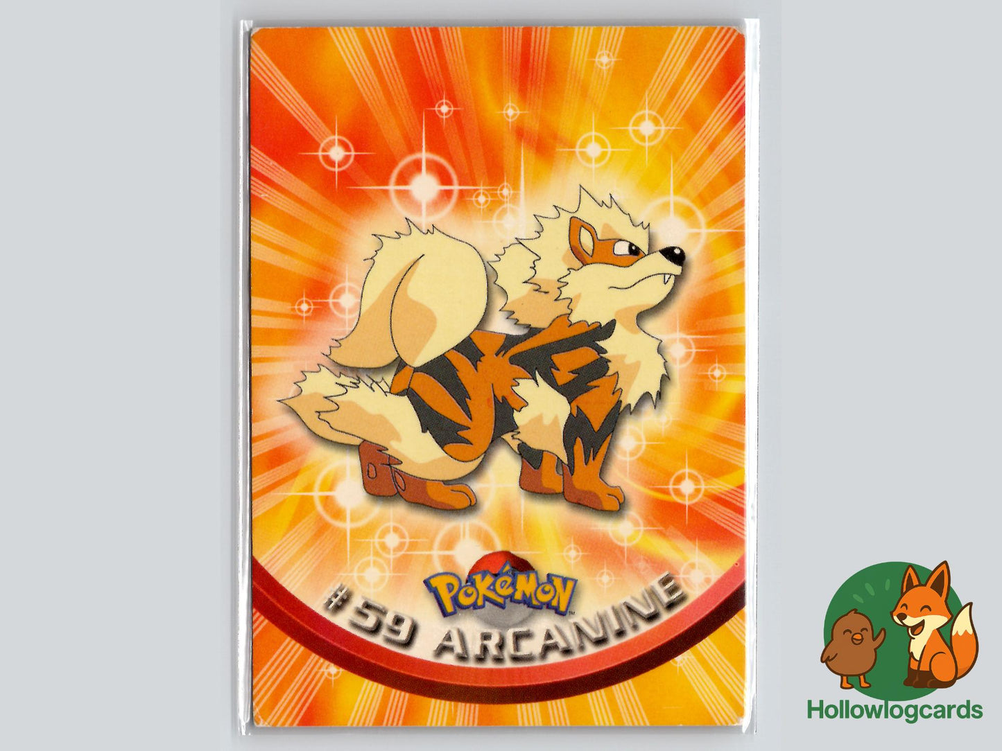 Arcanine - Topps Trading Cards Series 1 Pokémon Card