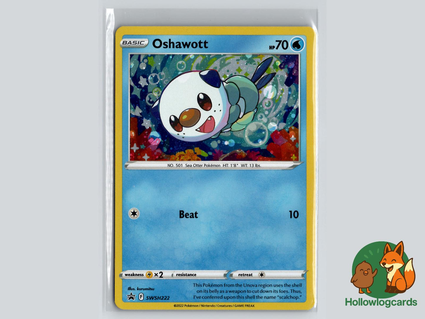 Oshawott (SWSH222) - Sword & Shield Pokémon Card