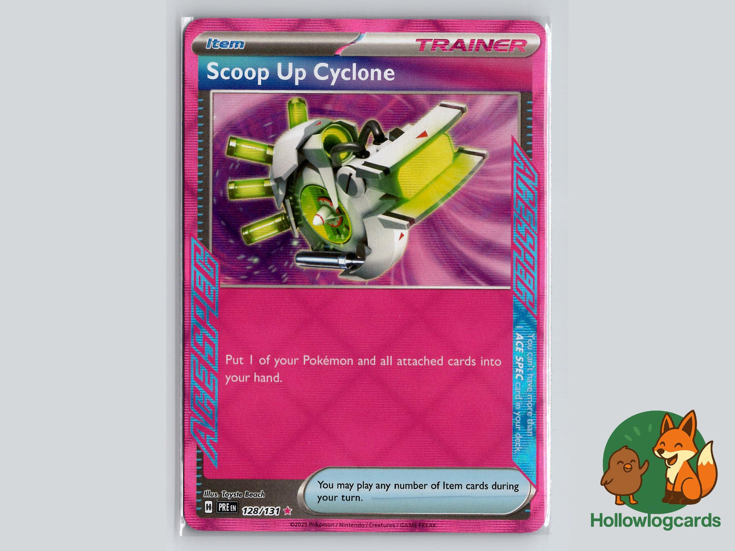 Scoop Up Cyclone (128/131) - Prismatic Evolutions Pokémon Card