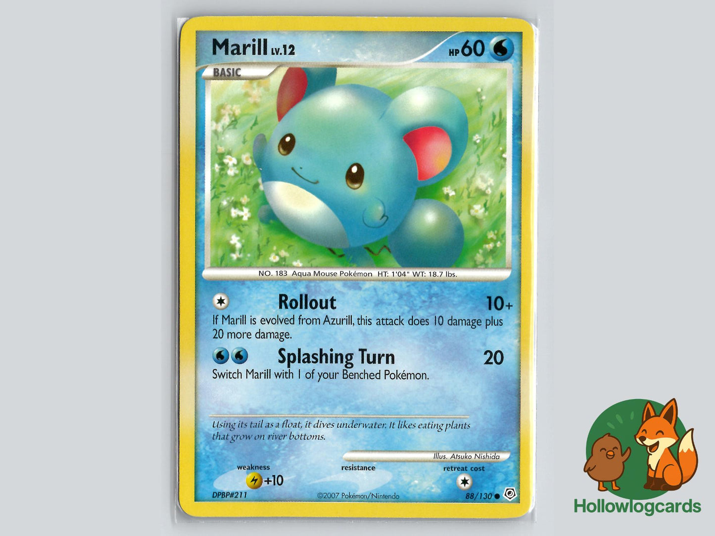 Marill (88/130) - Diamond & Pearl Pokémon Card