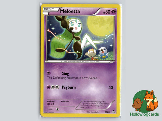 Meloetta (BW68) - Black And White Promo Pokémon Card