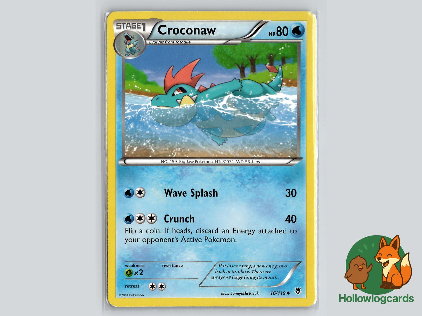 Croconaw (16/119) - Phantom Forces Pokémon Card