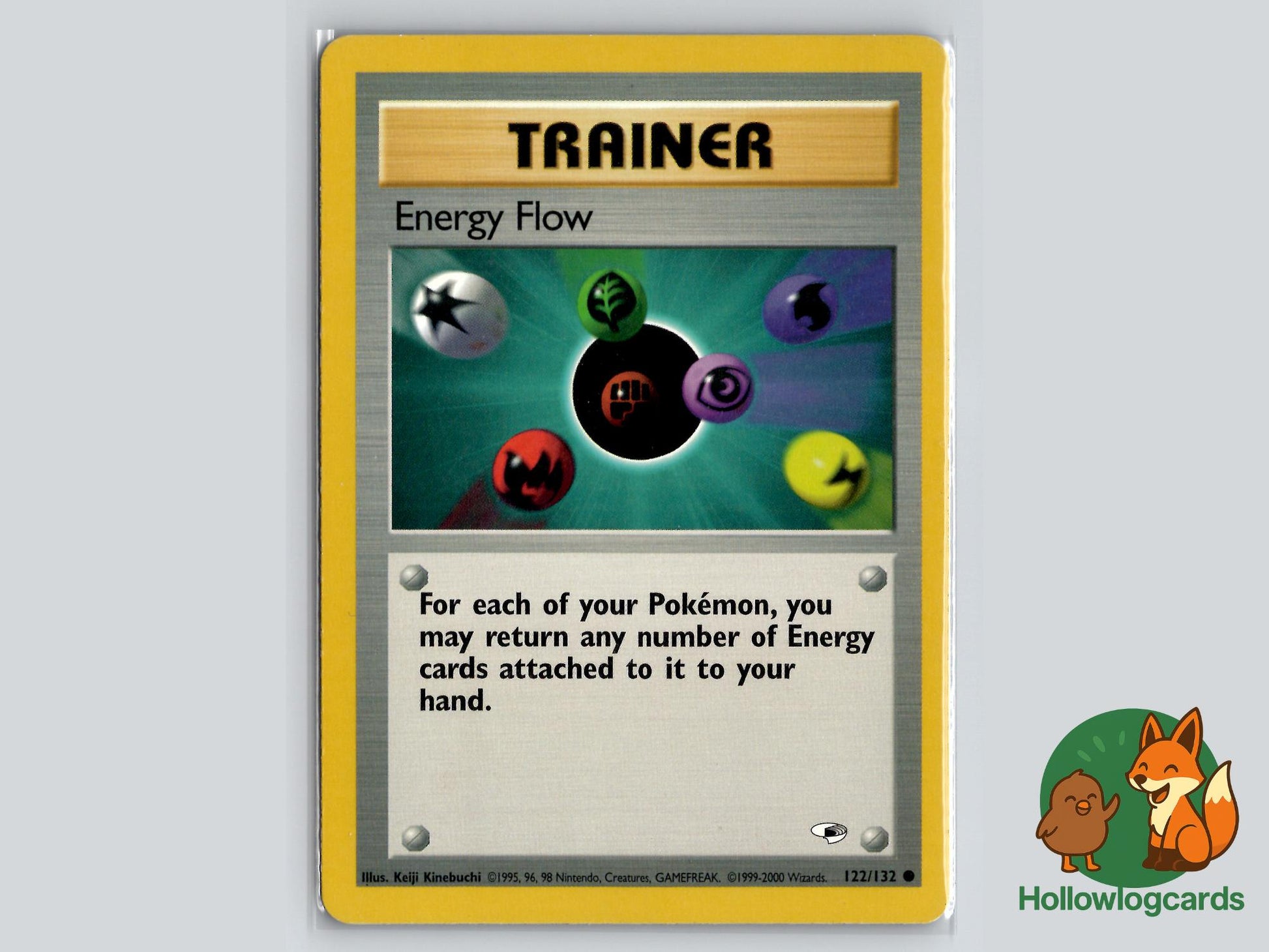 Energy Flow (122/132) - Gym Heroes Pokémon Card
