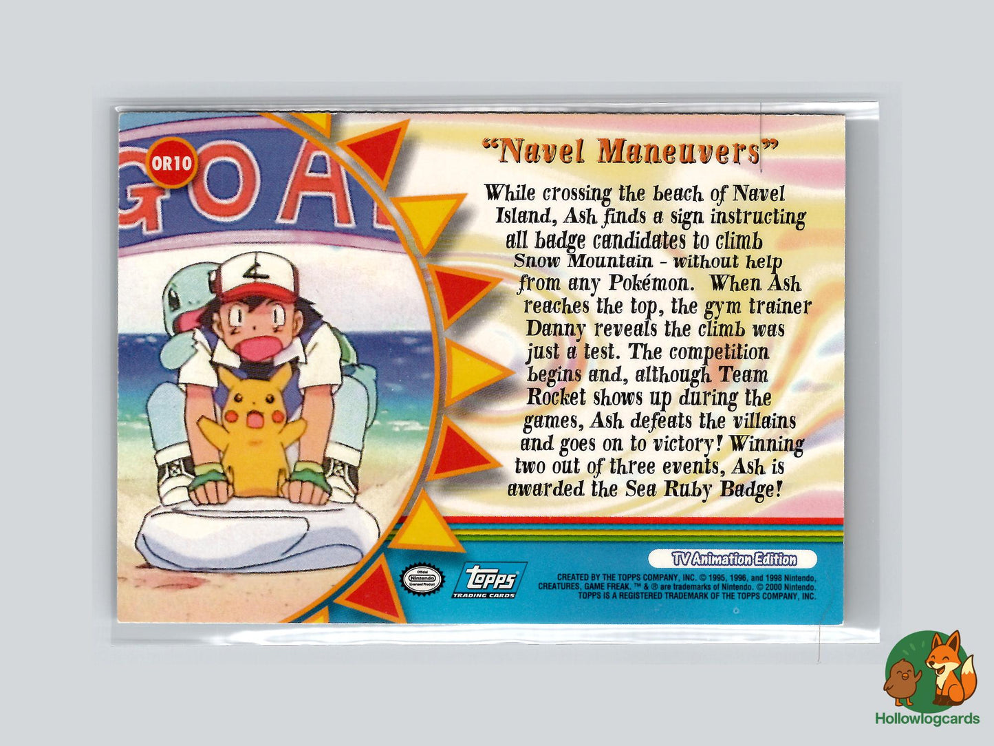 Navel Maneuvers [Togepi Pikachu] (OR10) - Topps Trading Cards Series 3