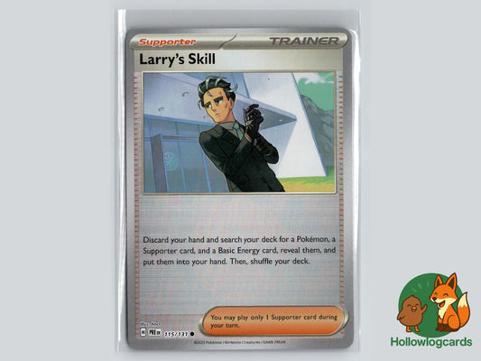 Larry's Skill (115/131) - Prismatic Evolutions Pokémon Card