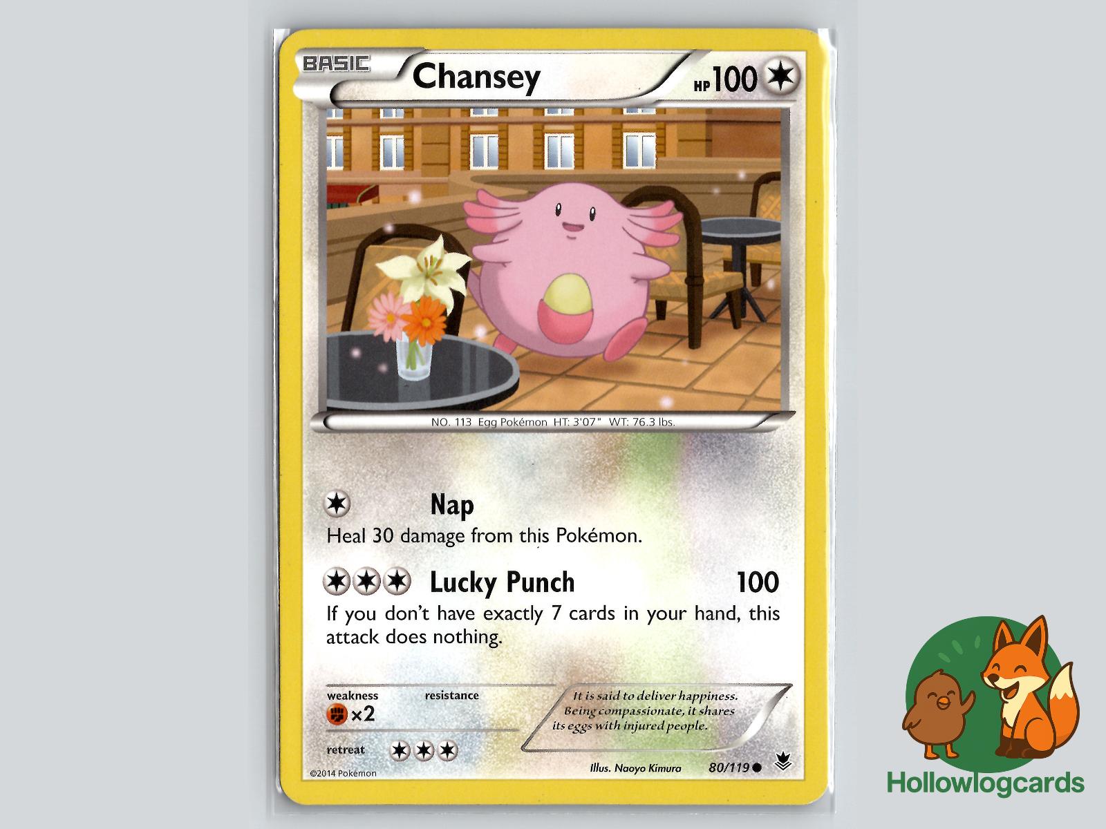 Chansey (80/119) - Phantom Forces Pokémon Card
