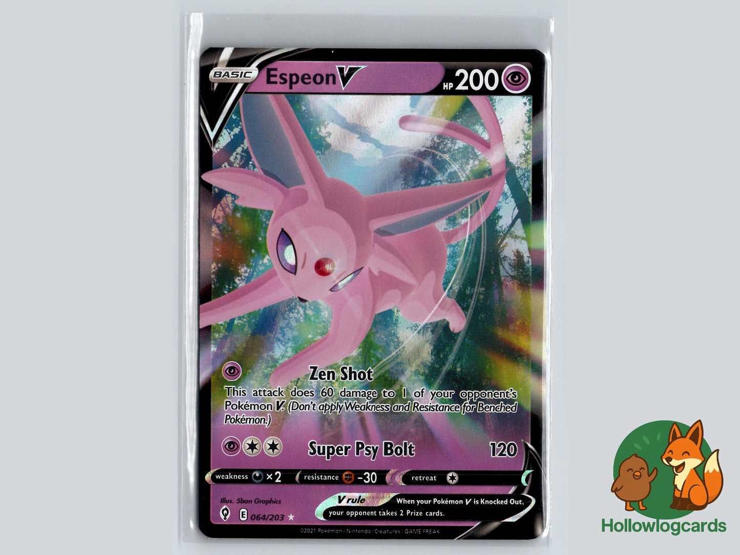 Espeon V (064/203) - Evolving Skies Pokémon Card