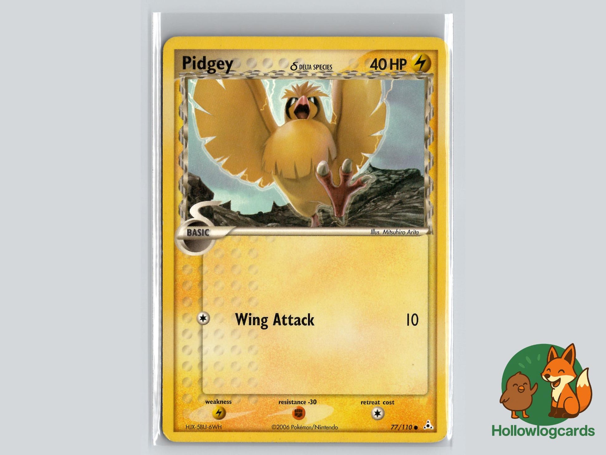 Pidgey (77/110) - Holon Phantoms Pokémon Card