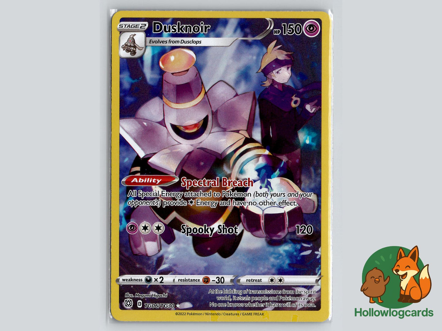 Dusknoir (TG06/TG30) - Brilliant Stars Trainer Gallery Pokémon Card