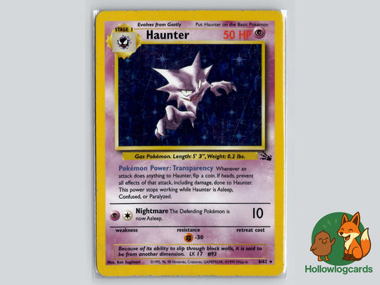 Haunter (6/62) - Fossil Pokémon Card