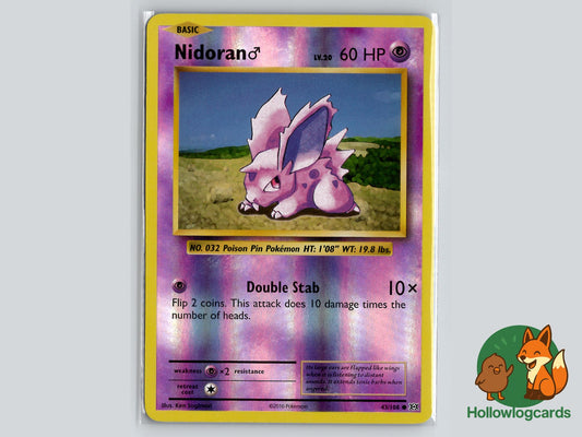 Nidoran M (43/108) - Evolutions Pokémon Card