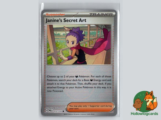 Janine's Secret Art (112/131) - Prismatic Evolutions Pokémon Card