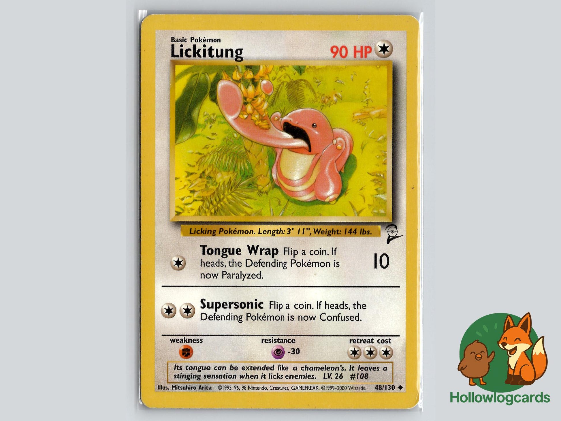 Lickitung (48/130) - Base Set 2 Pokémon Card