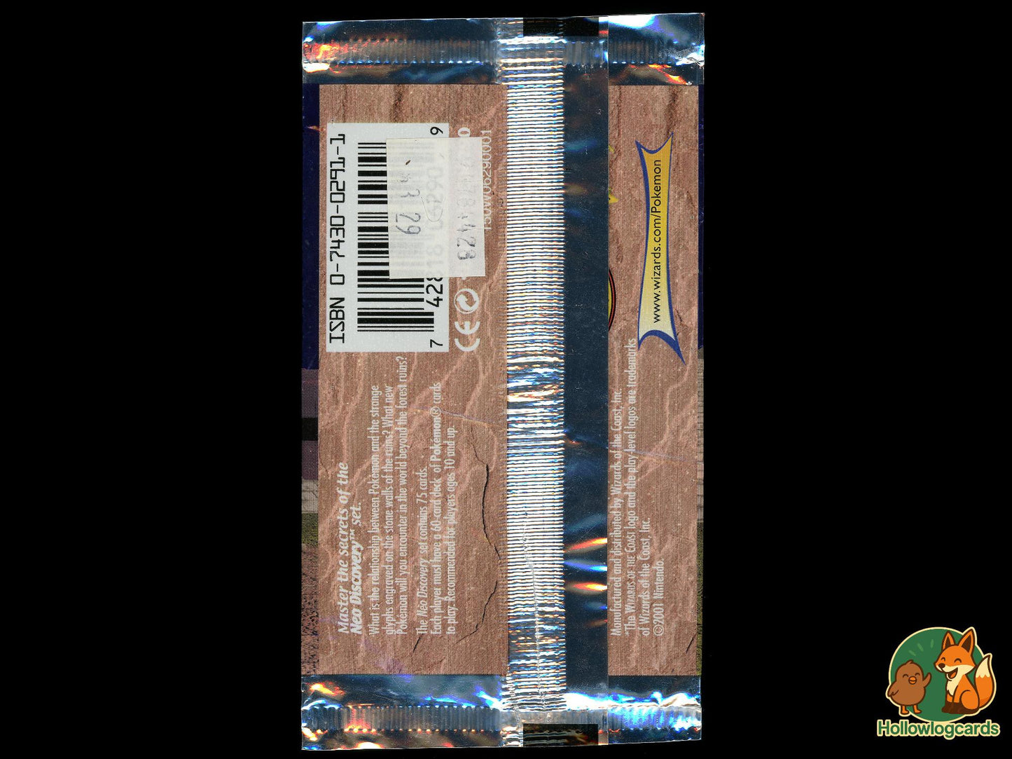 Neo Discovery [Umbreon] - Wrapper only - Booster pack wrapper [For art or display] - no cards! - WOTC