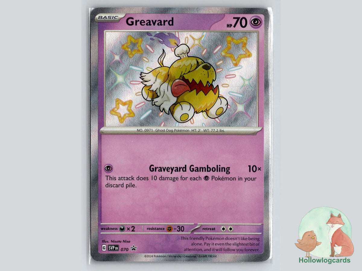 Greavard (070) - Scarlet & Violet Pokémon Card