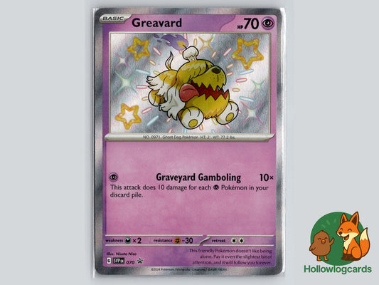 Greavard (070) - Scarlet & Violet Pokémon Card