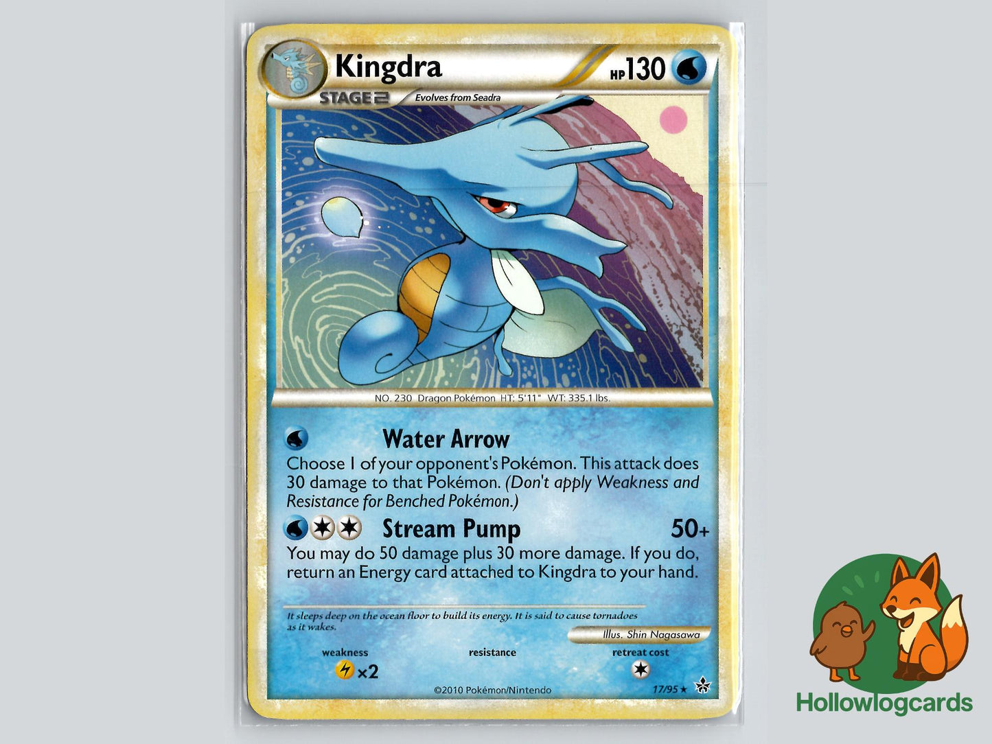Kingdra (17/95) - Unleashed Pokémon Card