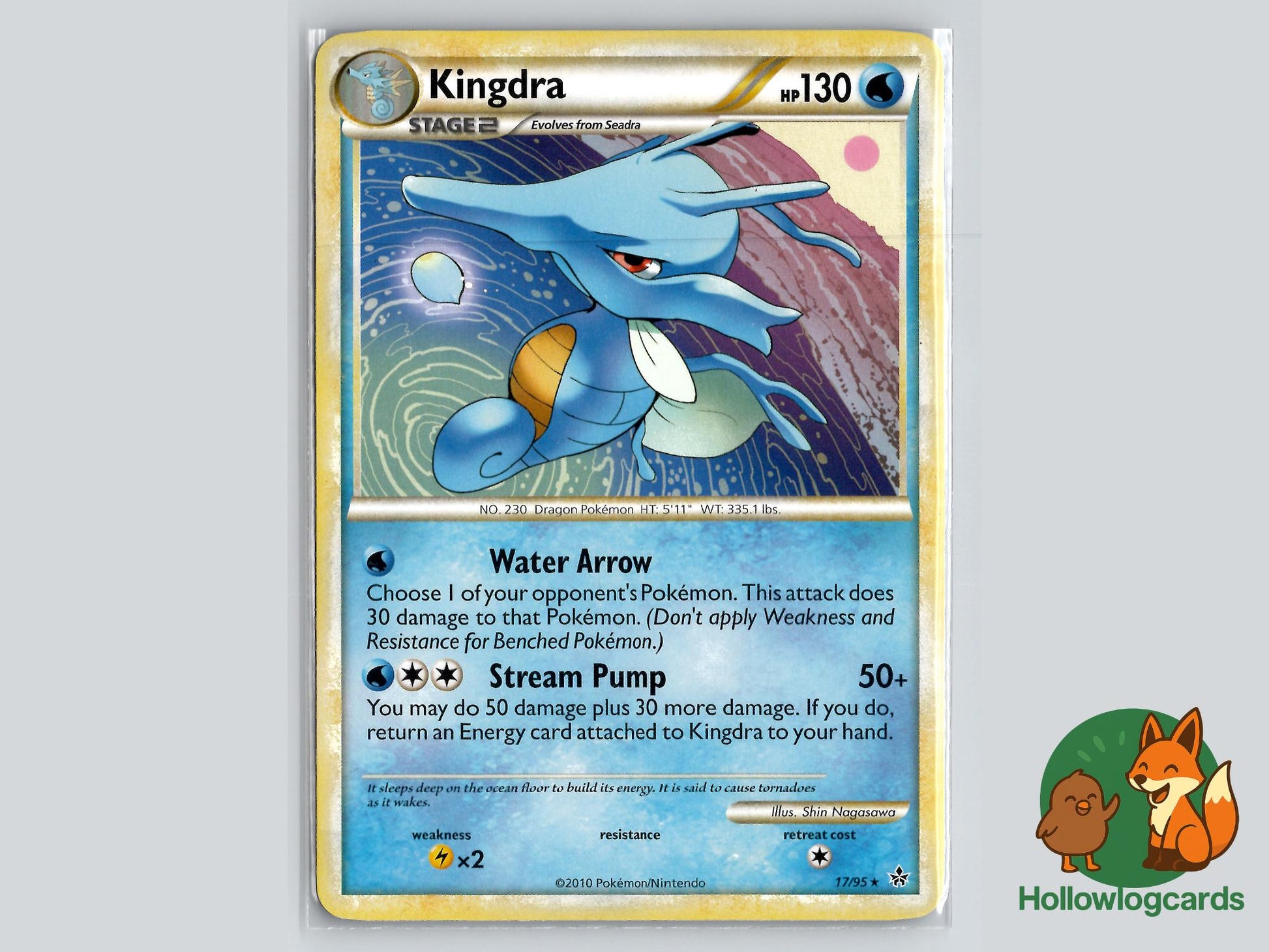 Kingdra (17/95) - Unleashed Pokémon Card