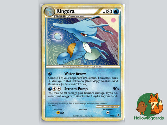 Kingdra (17/95) - Unleashed Pokémon Card