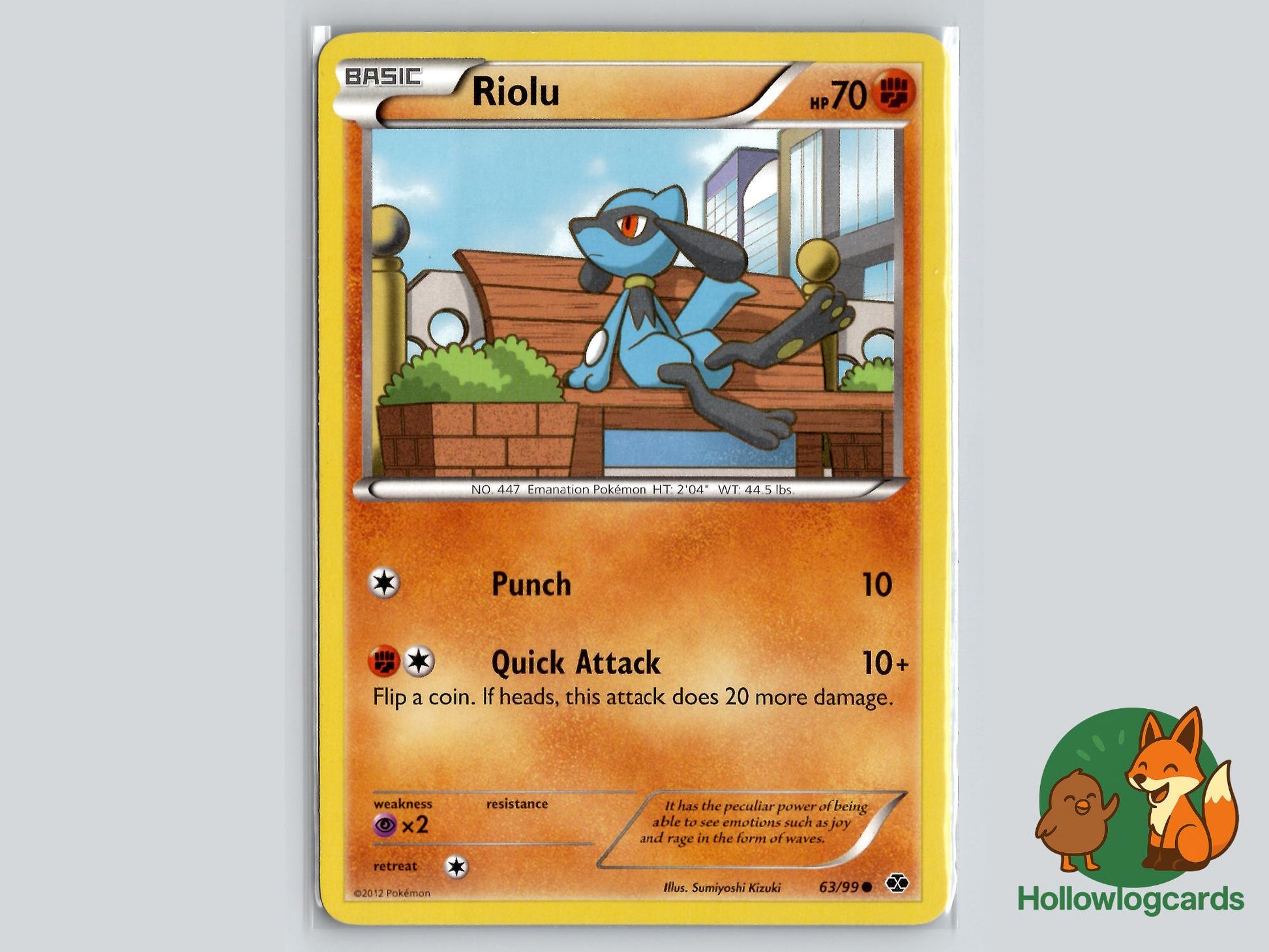 Riolu (63/99) - Next Destinies Pokémon Card