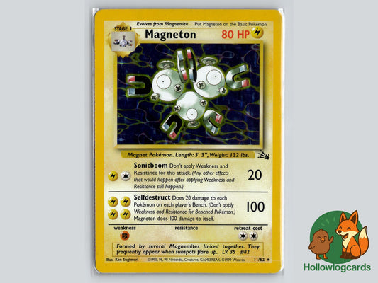 Magneton (11/62) - Fossil Pokémon Card