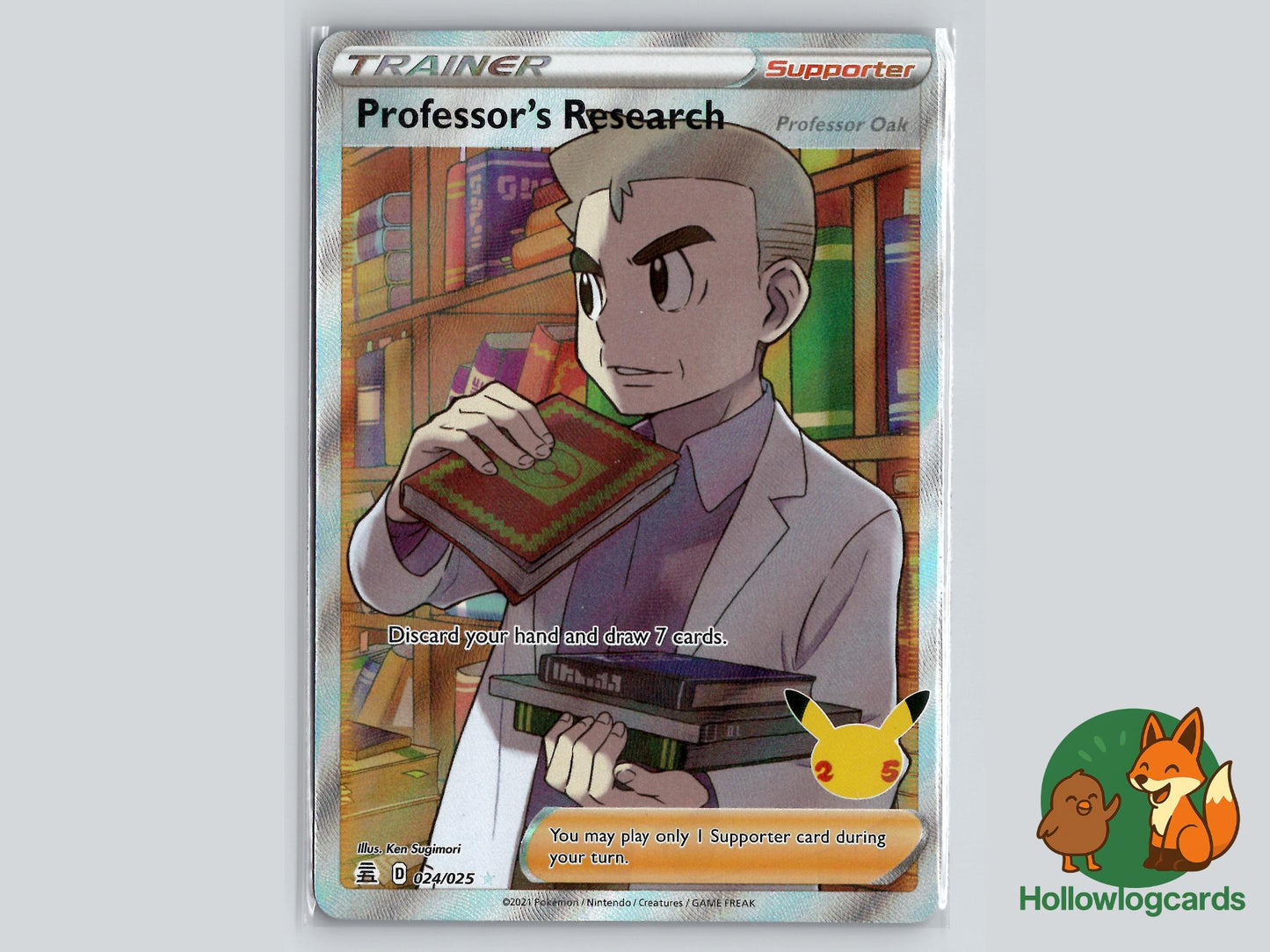 Professor's Research (024/025) - Celebrations Pokémon Card
