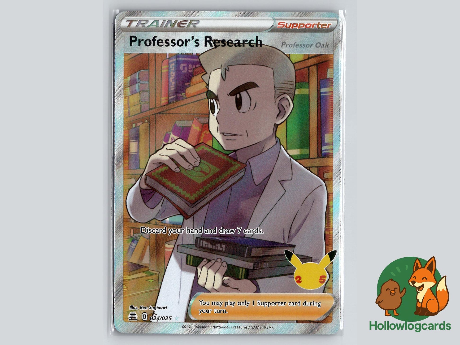 Professor's Research (024/025) - Celebrations Pokémon Card