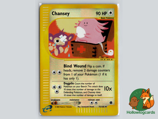 Chansey (72/165) - Expedition Base Set Pokémon Card
