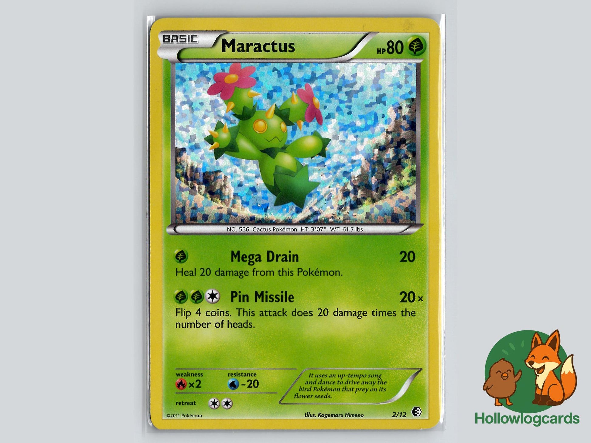 Maractus (2/12) - McDonald's Collection 2011 Pokémon Card