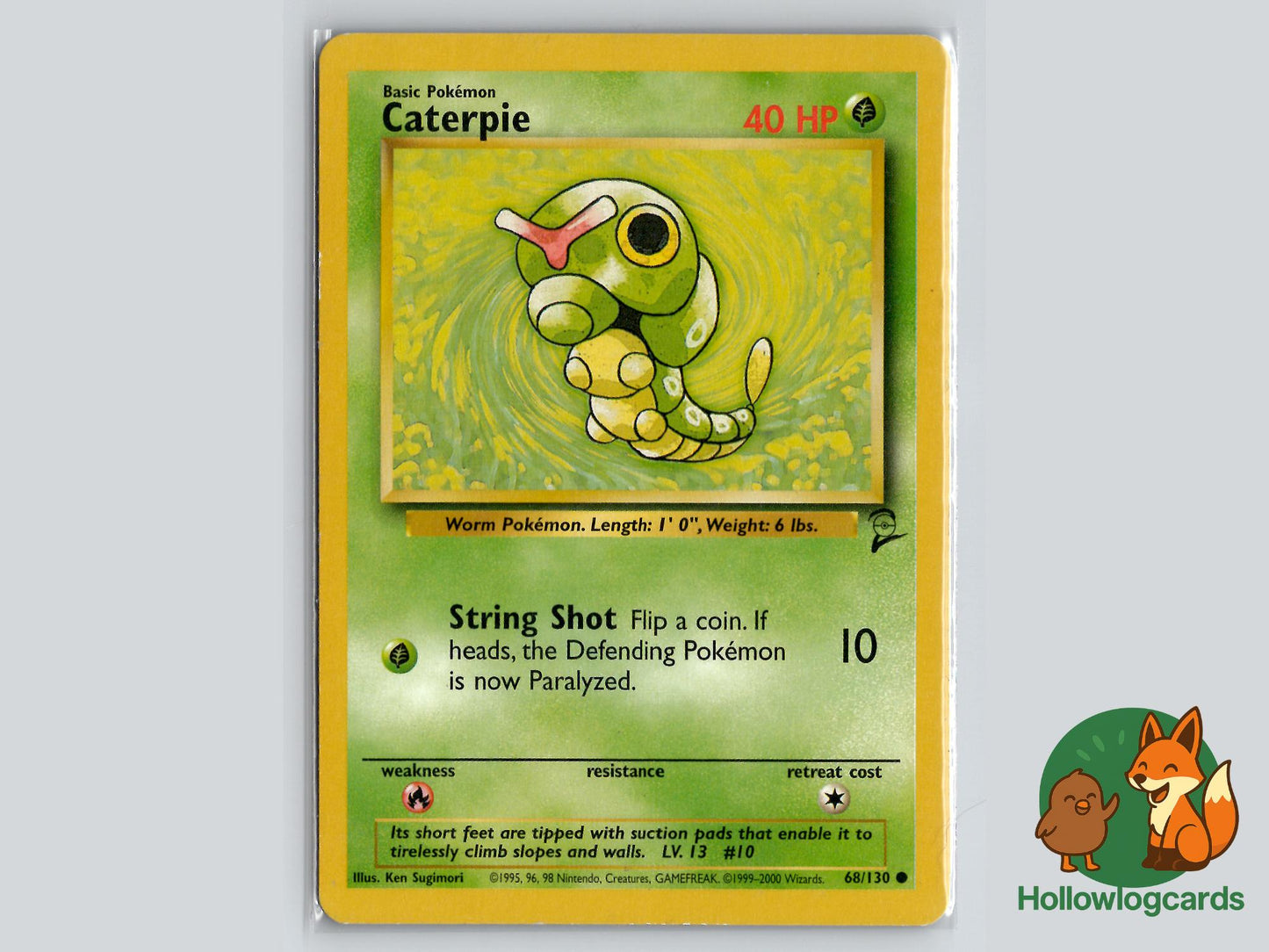 Caterpie (68/130) - Base Set 2 Pokémon Card
