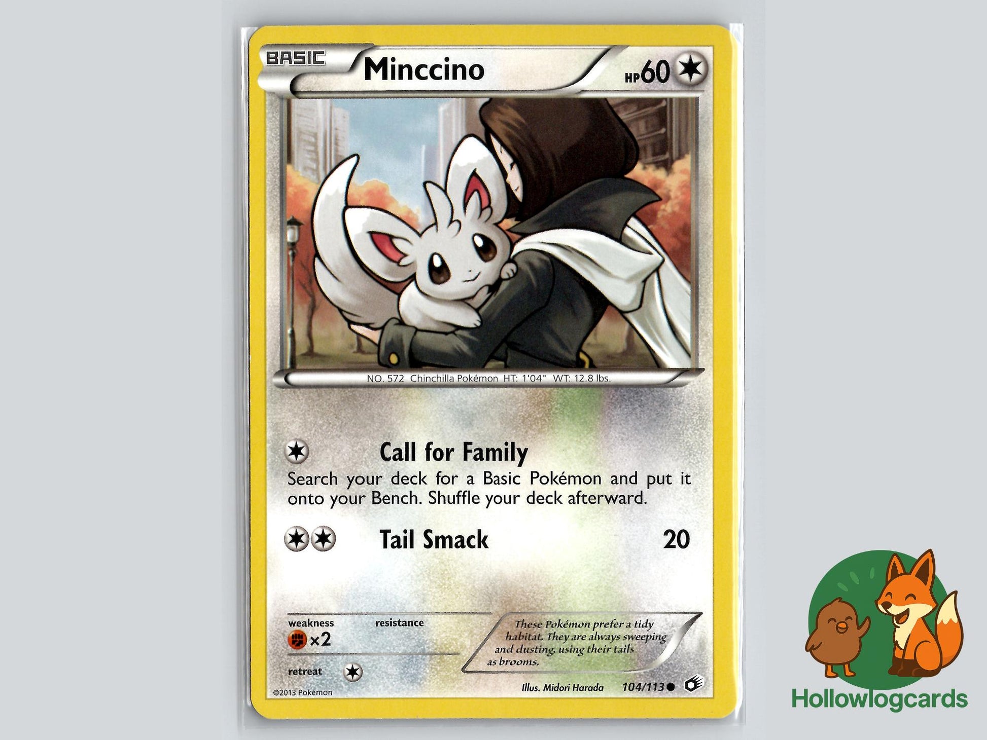Minccino (104/113) - Legendary Treasures Pokémon Card