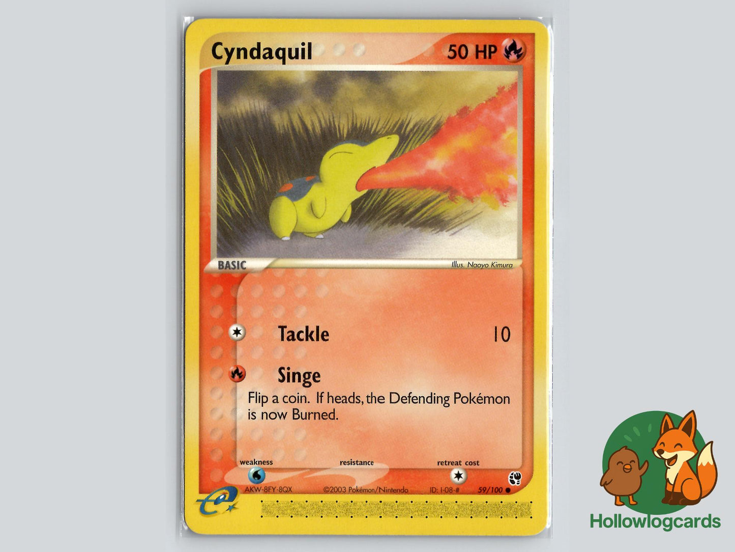 Cyndaquil (59/100) - Sandstorm Pokémon Card