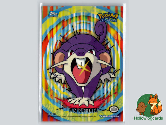 Rattata [Ditto Pikachu Blastoise] - Topps Trading Cards Series 2 Pokémon Card