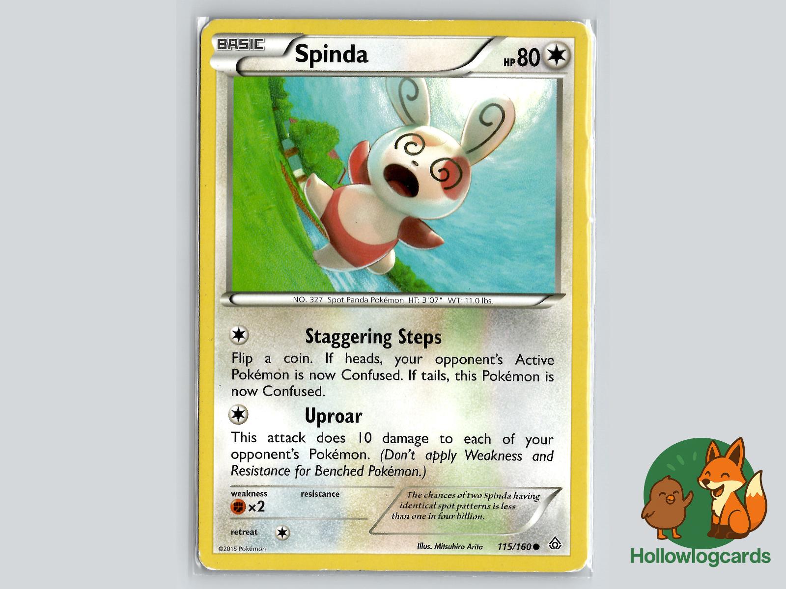 Spinda (115/160) - Primal Clash Pokémon Card
