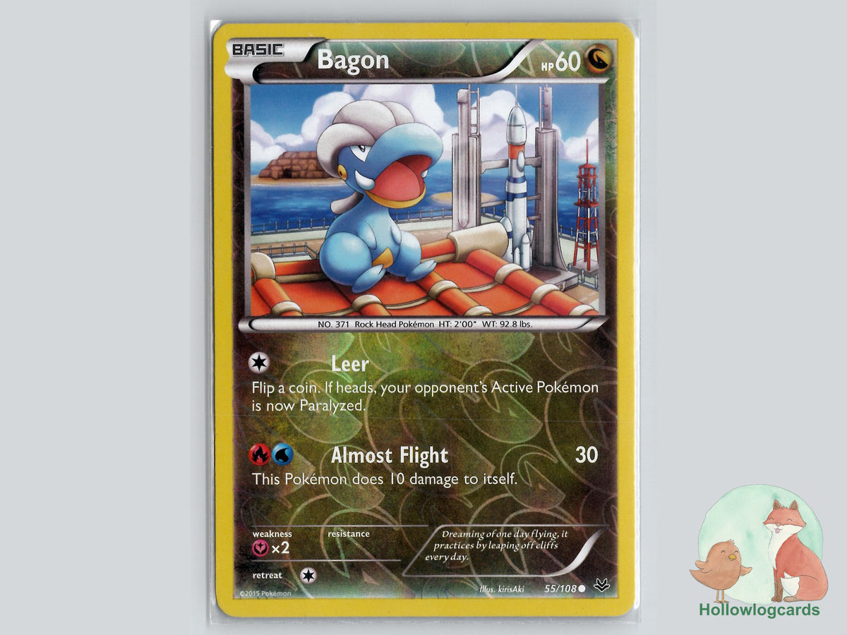 Bagon (55/108) - Roaring Skies Pokémon Card