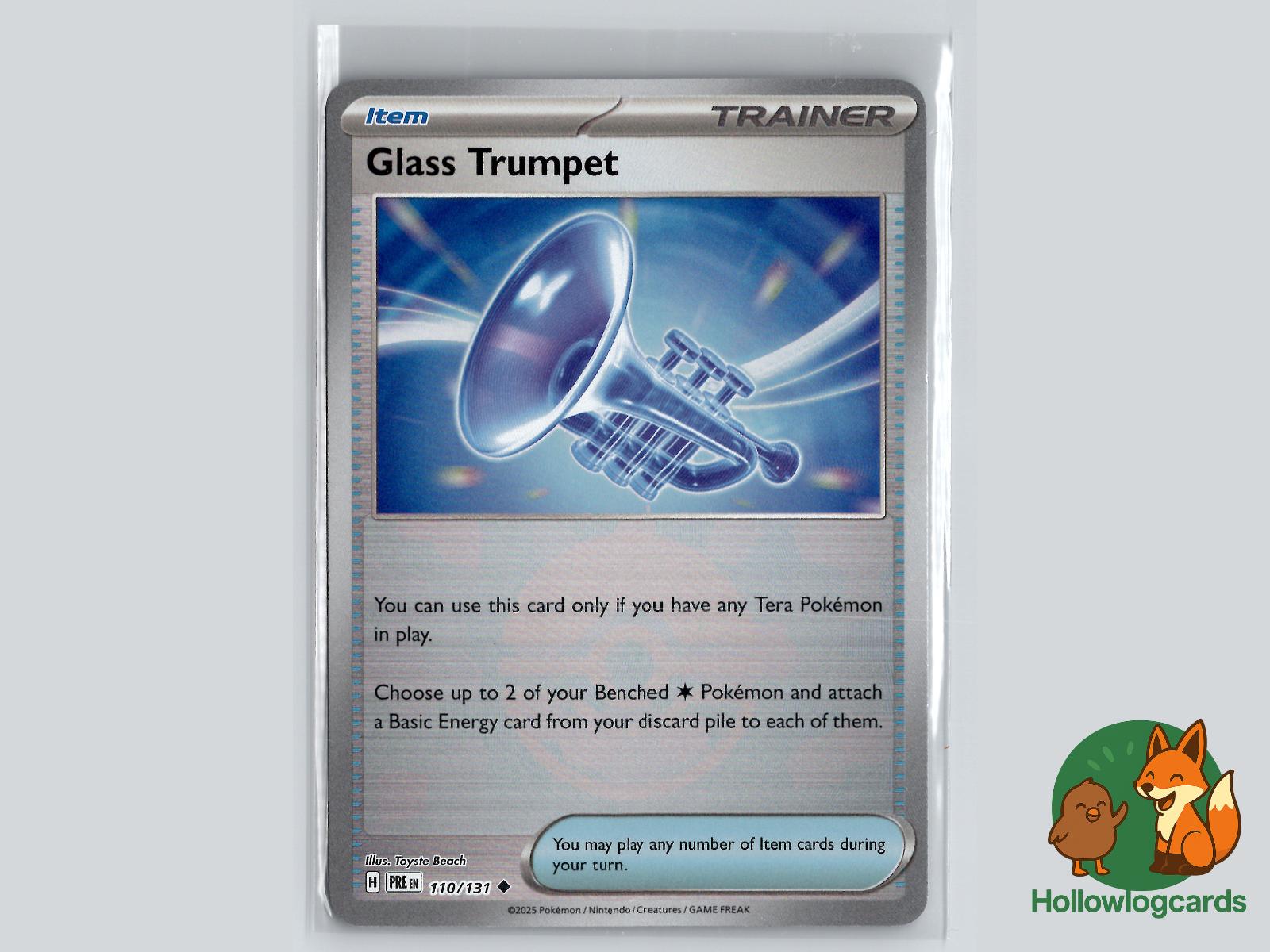 Glass Trumpet (110/131) - Prismatic Evolutions Pokémon Card