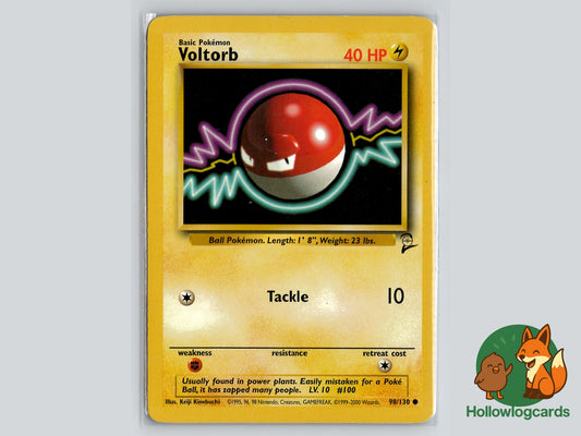 Voltorb (98/130) - Base Set 2 Pokémon Card