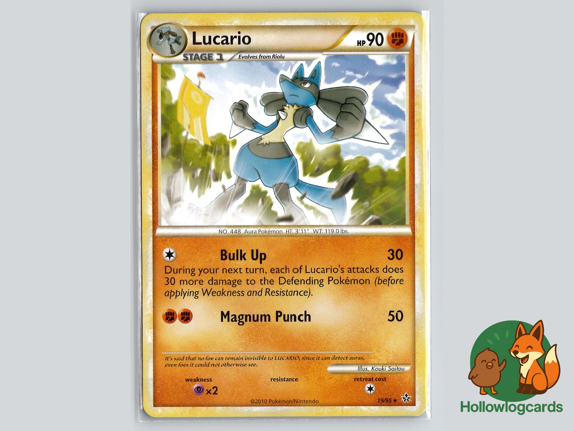 Lucario (19/95) - Unleashed Pokémon Card